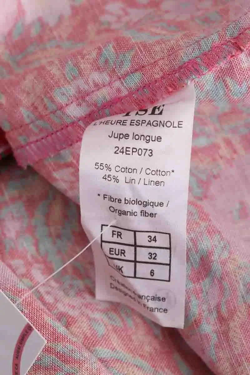 Jupe Ysé Rose en Coton