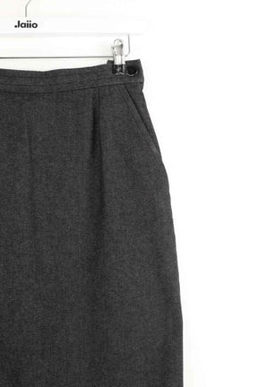 Jupe Yves Saint Laurent Anthracite en Coton