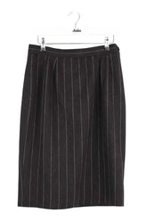 Jupe Yves Saint Laurent Anthracite en Laine, taille XL - Seconde Main