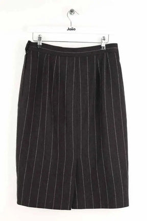 Jupe Yves Saint Laurent Anthracite en Laine