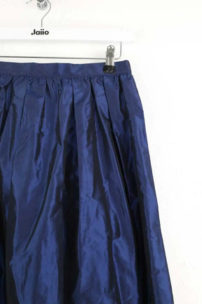 Jupe Yves Saint Laurent Bleu en Soie