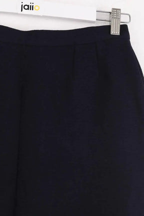 Jupe Yves Saint Laurent Marine en Laine
