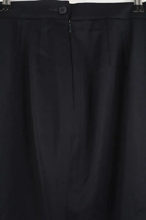 Jupe Yves Saint Laurent Noir en Laine