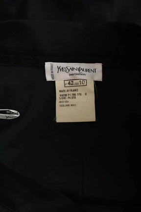Jupe Yves Saint Laurent Noir en Laine