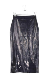 Jupe Yves Saint Laurent Noir en Synthétique, taille S - Seconde Main