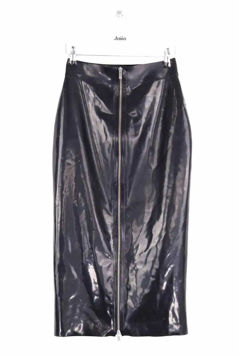 Jupe Yves Saint Laurent Noir en Synthétique