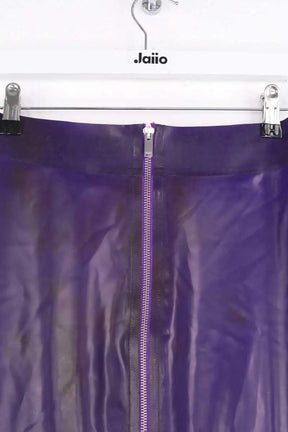 Jupe Yves Saint Laurent Violet en Synthétique