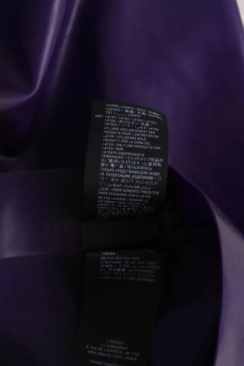 Jupe Yves Saint Laurent Violet en Synthétique