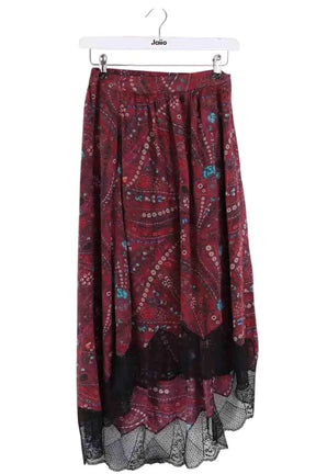 Jupe Zadig & Voltaire Bordeaux en Viscose, taille XS - Seconde Main