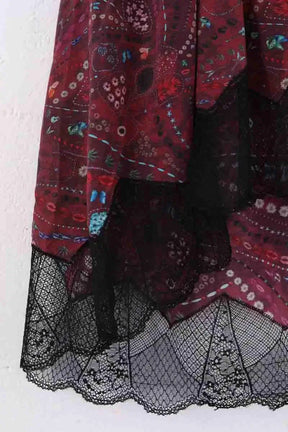 Jupe Zadig & Voltaire Bordeaux en Viscose