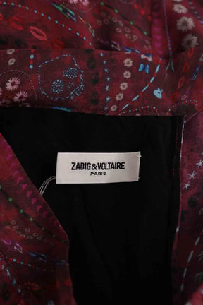 Jupe Zadig & Voltaire Bordeaux en Viscose