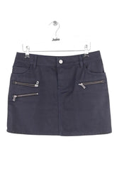 Jupe Zadig & Voltaire Marine en Coton, taille M - Seconde Main