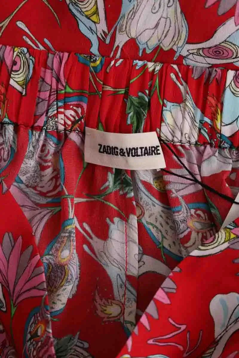 Jupe Zadig & Voltaire Rouge en Soie