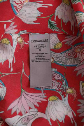 Jupe Zadig & Voltaire Rouge en Soie