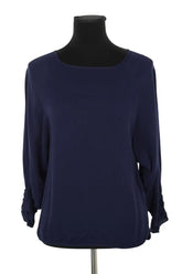 Blouse Maje Marine en Viscose, taille S - Seconde Main