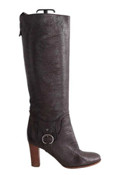 Bottes Celine Marron en Cuir, taille 38 - Seconde Main