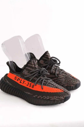 Baskets Yeezy Anthracite en Tissu