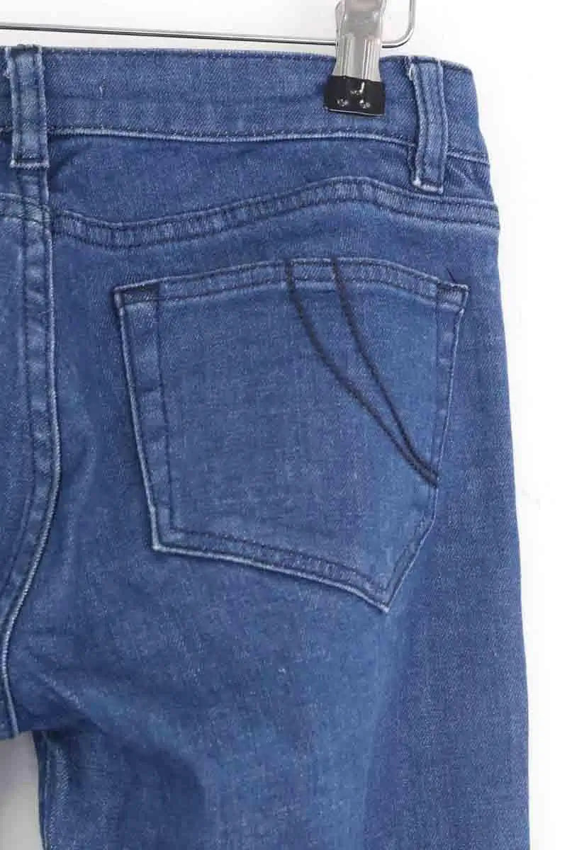 Jean slim Maje Bleu en Coton