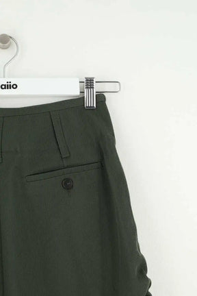 Mini short Max Mara Kaki en Synthétique