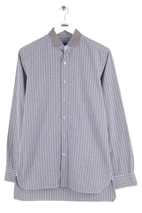 Chemise Lanvin Gris en Coton, taille M - Seconde Main