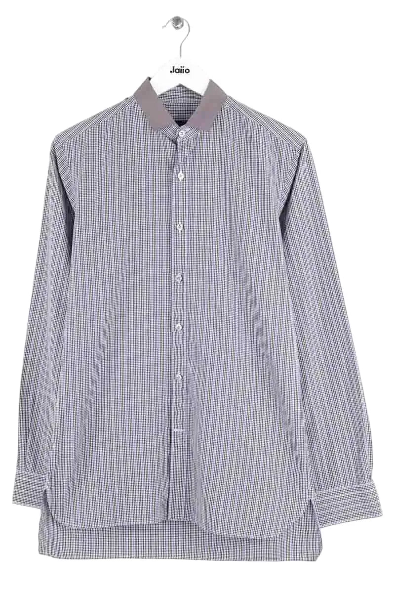 Chemise Lanvin Gris en Coton, taille M - Seconde Main