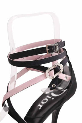 Talons Dior Noir en Cuir