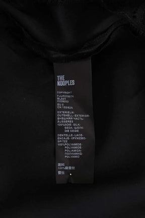 Jupe The Kooples Noir en Soie