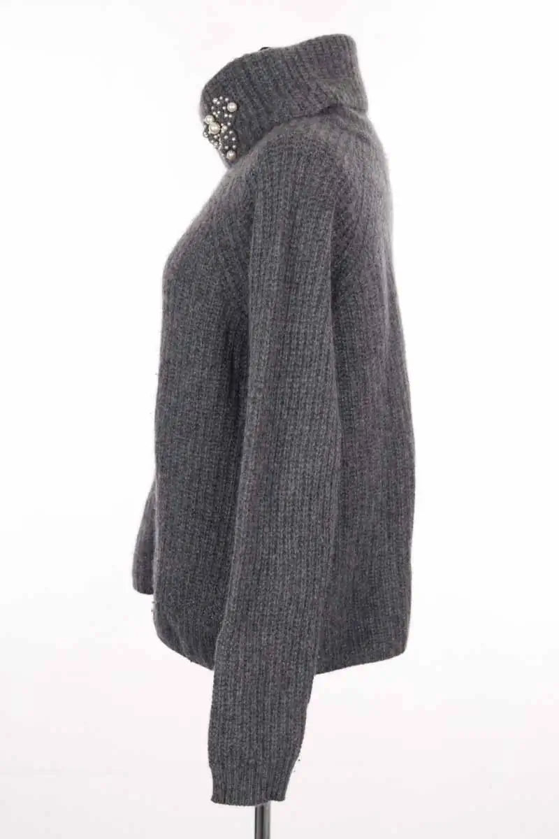 Pull Max & Moi Gris en Cachemire