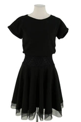 Robe Maje Noir en Synthétique, taille S - Seconde Main