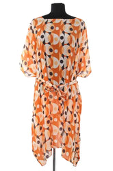 Robe Swildens Orange en Viscose, taille TU - Seconde Main