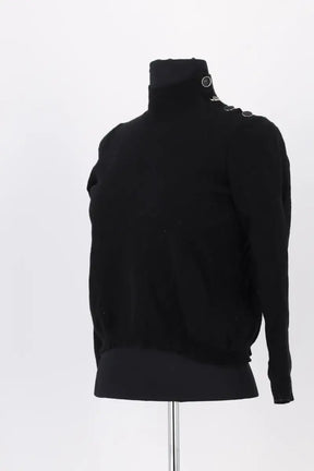 Pull Sézane Noir en Laine