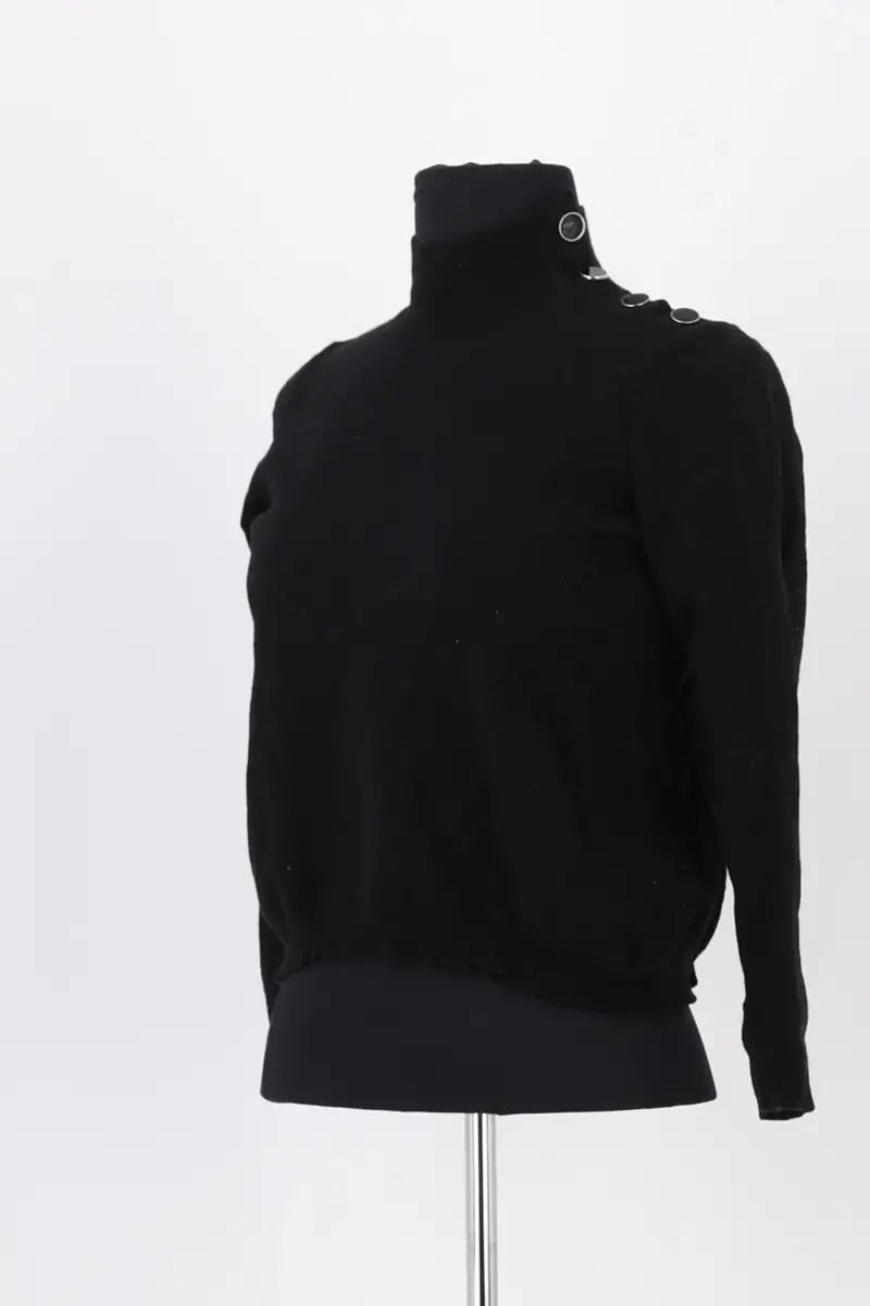 Pull Sézane Noir en Laine