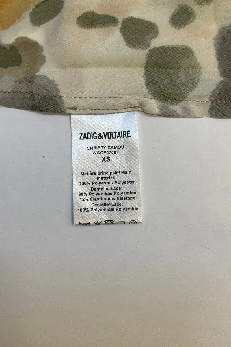 Top sans manche Zadig & Voltaire Multicolore en Synthétique