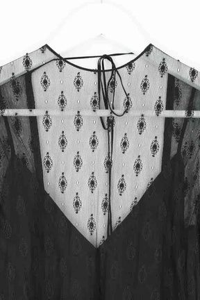 Robe Maje Noir en Synthétique