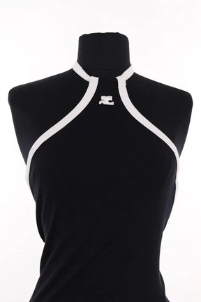 Robe Courrèges Noir en Coton