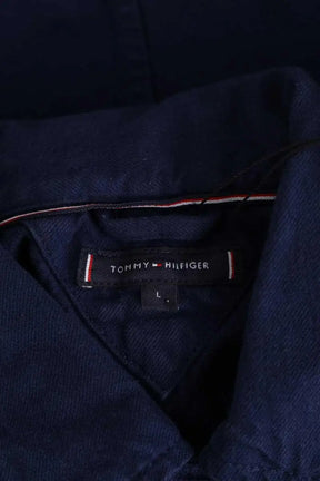 Veste Tommy Hilfiger Bleu en Coton
