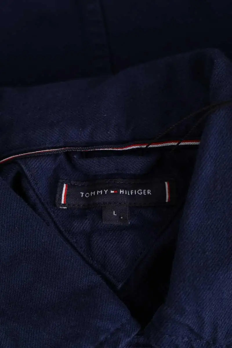 Veste Tommy Hilfiger Bleu en Coton