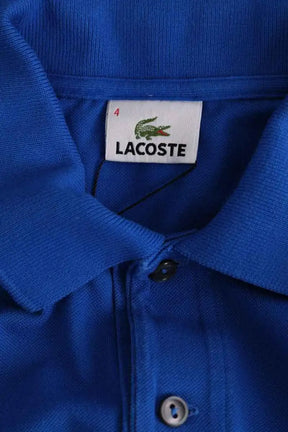 Polo Lacoste Bleu en Coton