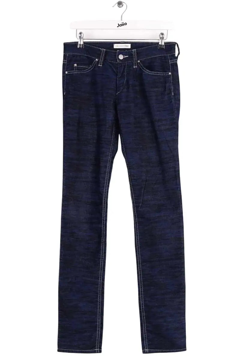 Pantalon slim Isabel Marant Bleu en Coton, taille M - Seconde Main