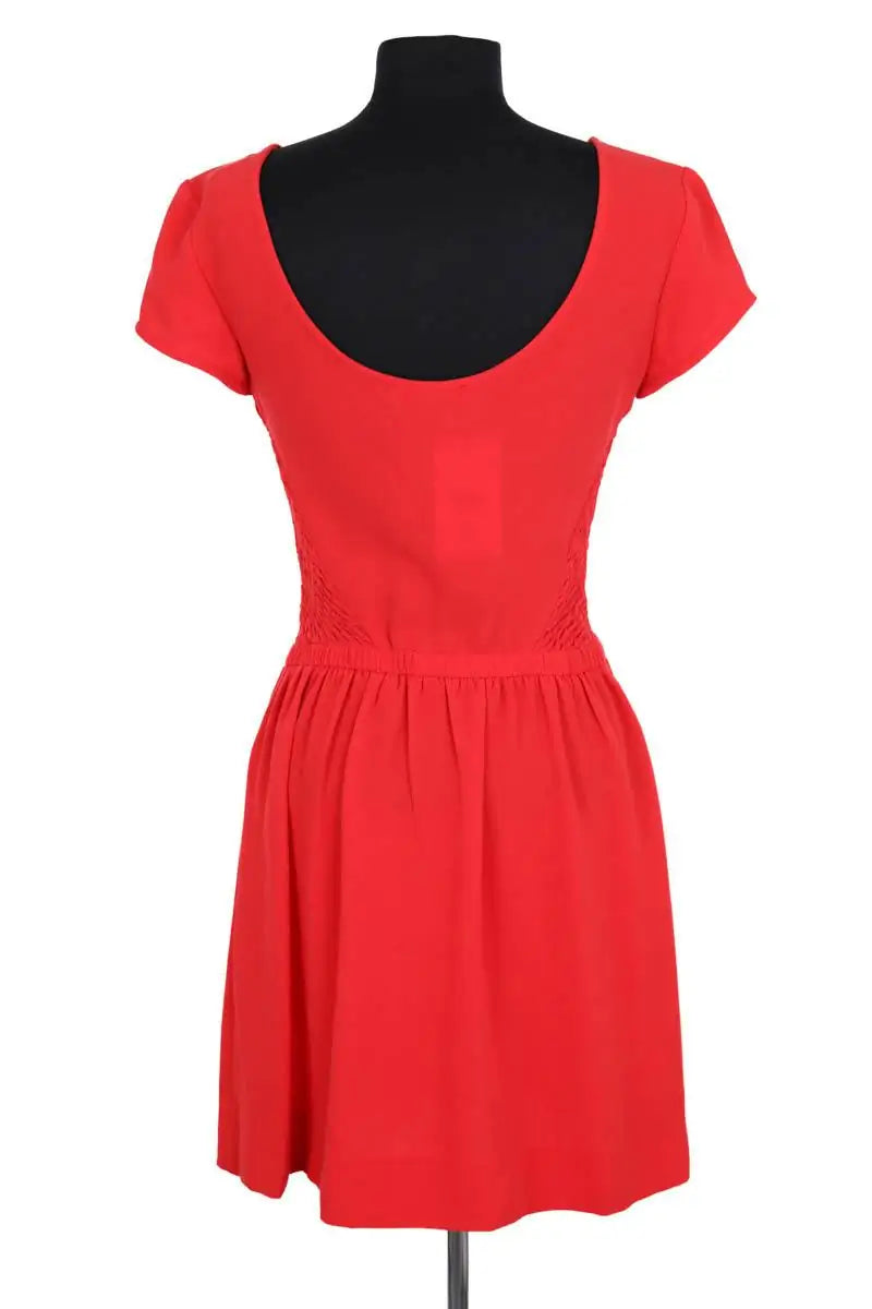 Robe Maje Rouge en Synthétique