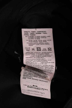 Pantalon droit Emporio Armani Noir en Synthétique