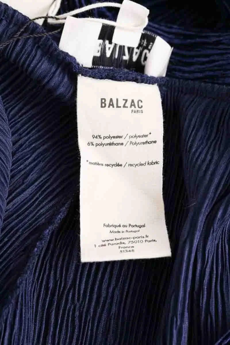 Pantalon large Balzac Bleu en Synthétique