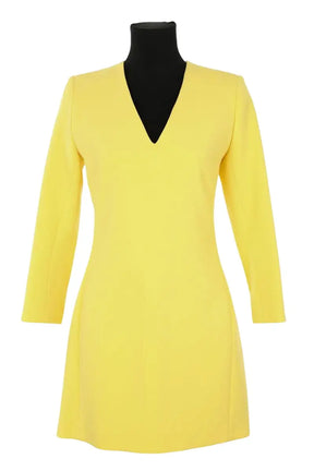 Robe Tarah Blanche  Jaune