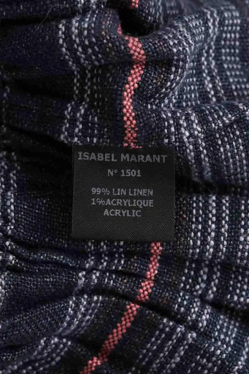 Mini jupe Isabel Marant Gris en Lin