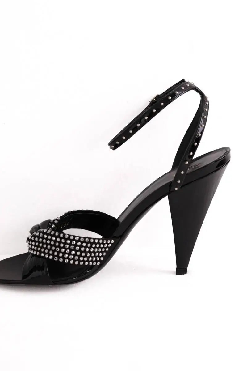 Talons Celine Noir en Cuir verni