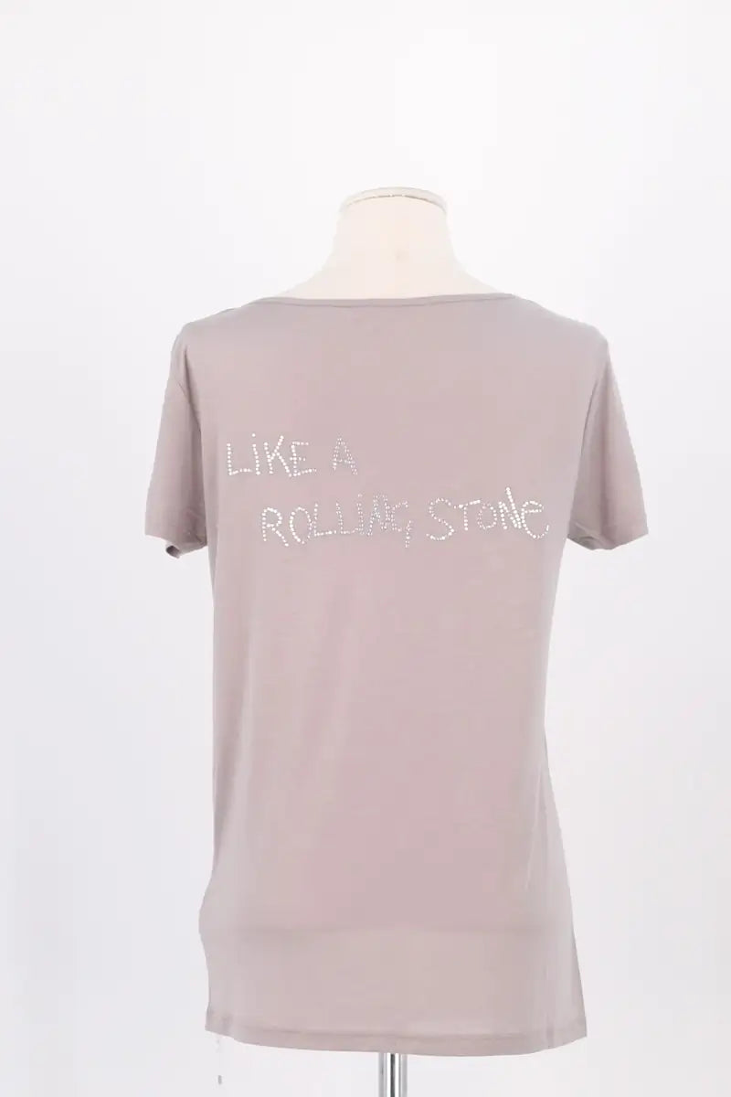 T-shirt Zadig & Voltaire Beige en Synthétique