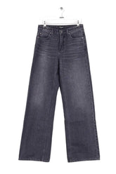 Jean large Zadig & Voltaire The whitney wide leg Noir en Coton, taille S - Seconde Main