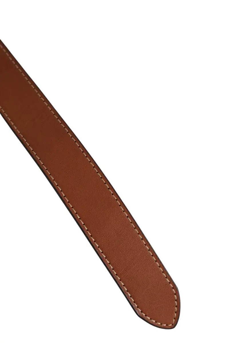 Ceinture Ralph Lauren Camel en Cuir