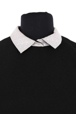 Robe Maje Noir en Synthétique