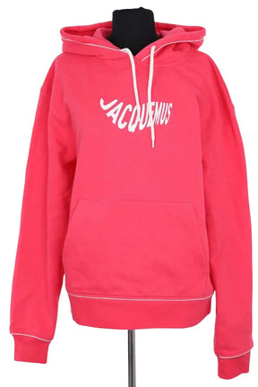 Sweatshirt Jacquemus Rose en Coton, taille M - Seconde Main
